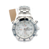 Pre-owned Omega Seamaster Chronograph White Dial Watch